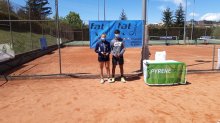Campeonato de Aragon cadete 2021 campeones Silvia Alejo y Alejo Sanchez